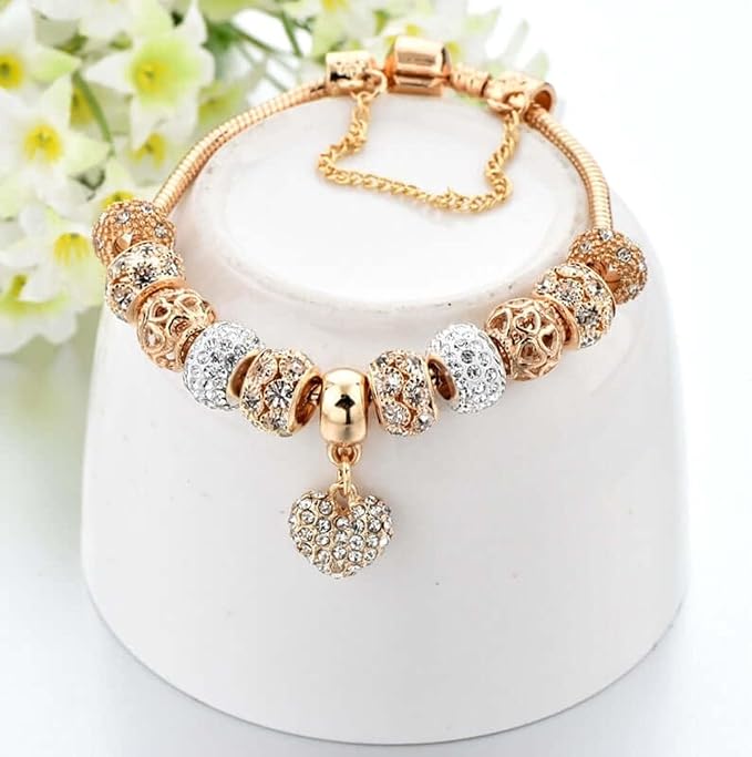 Precious heart bracelet